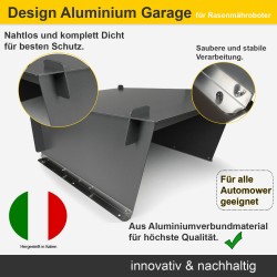 Smart Plus Alu-Garage für Husqvarna Automower & Bosch Indego Mähroboter