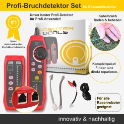 Profi (Red-Edition) Kabelbruch-Detektor mit Reparaturset - schneller finden und beheben