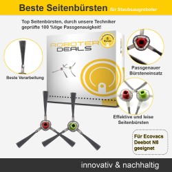 Seitenbürsten (2 Stück) für Ecovacs Deebot N8, N8 Pro, N8 Pro Plus