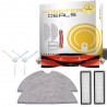 Zubehör Set für Roborock Mija 1c (1x Hauptbürste, 2x Filter, 2x Seitenbürste, 2x Pad)