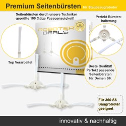 Seitenbürsten (2 Stück) für 360 S6 Staubsaugroboter Modelle