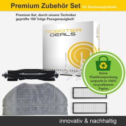 Zubehör Set (Ersatzteile) für Saugroboter 360 S5 Modelle (2x Filter, 2x Pads, 4x Seitenbürsten, 1x Hauptbürste)