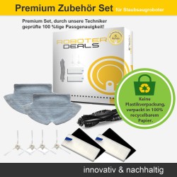 Zubehör Set (Ersatzteile) für Saugroboter 360 S6 Modelle (2x Pad, 2x Filter, 4x Seitenbürste, 1x Hauptbürste)