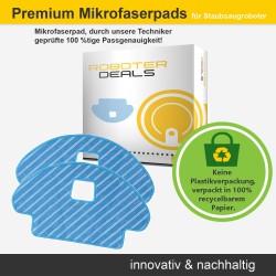 Mikrofaserpad (2 Stück) für Ecovacs Deebot OZMO 610 (passend D-CC3B)