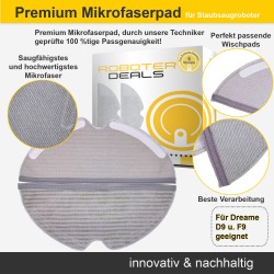 Mikrofaserpad (2 Stück) für Dreame F9 und F9 Mistral Modelle