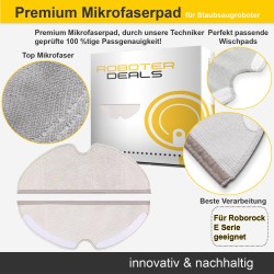 Mikrofaserpad (2 Stück) für Roborock E2, E3, E4 Modelle