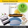 Zubehör Set (Ersatzteile) für Ecovacs Deebot T9 Plus (2x Staubbeutel, 2x Pad, 2x Filter, 2x Seitenbürsten, 1x Hauptbürste)