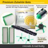 Zubehör Set (Ersatzteile) für Vorwerk Kobold VR200 (2x Seitenbürste, 1x Hauptbürste, 2x Filter)