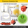 Zubehör Set (Ersatzteile) für Xiaomi Mi Mop Pro STYJ02YM / STYJ02YMW (4x Seitenbürste, 1x Hauptbürste, 2x Filter)