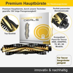 Hauptbürste für Tesvor X500, X500Pro, T8, M1, S6, S4, A1 Staubsaugroboter