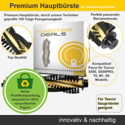 Hauptbürste für Tesvor X500, X500Pro, T8, M1, S6, S4, A1 Staubsaugroboter