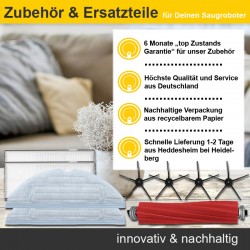 INNOVATION: Aktivkohle-Filter (2 Stück) für Xiaomi Roborock S5, S5 MAX, S6, S6 Pure, S6 MAX