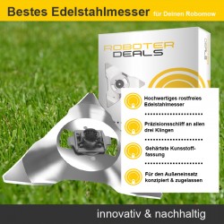 Messer Set, Ersatzmesser (2 Stück) für Robomow RC, RS, TC, TS, MC, MS Rasenroboter