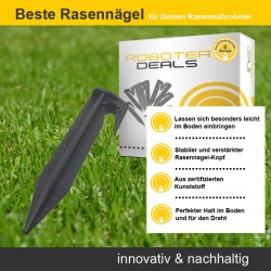 Installations Kit für Einhell FREELEXO Rasenroboter (100m Draht, 200x Rasennägel, 4x Verbinder)