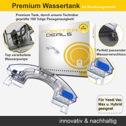 Wassertank, Ersatztank, Wischbehälter mit Pad (1 Stück) für Yeedi Vac Hybrid