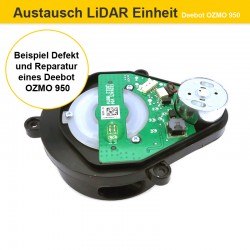 Reparatur für alle Ecovacs Deebot (DM82, R95, OZMO 930, OZMO 950, T8, N8, T9) Staubsaugroboter