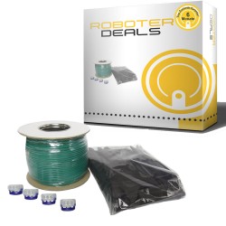 Installations Kit, Verlege Set für alle Ferrex Rasenmähroboter (100m Draht, 200x Rasennägel, 4x Verbinder)