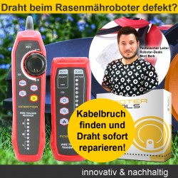 Profi (Red-Edition) Kabelbruch-Detektor mit Reparaturset - schneller finden und beheben