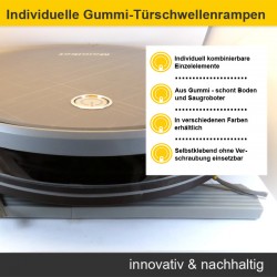 Türschwellenrampe (verschiedene Farben) passend für alle Staubsaugroboter