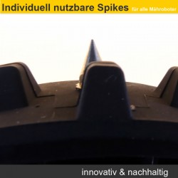 Edelstahl Spikes (40 Stück inkl. Montage-Werkzeug) für alle Husqvarna Automower Rasenmähroboter