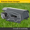 Mähroboter Garage RDJ aus Alu & Edelstahl für Gardena Sileno Rasenroboter