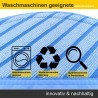 Wischplatte, Mopphalterung, Wischhalterung mit 1 Pad für Ecovacs Deebot T8, T8+ u. T8 Pure