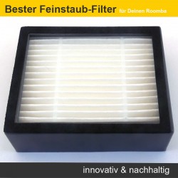 Feinstaub Filter, Ersatzfilter (2 Stück) für iRobot Roomba i7 und i7+