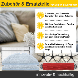 Mikrofaserpad (2 Stck.) für Ecovacs Winbot W830 Fensterputzroboter