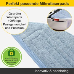 Mikrofaserpad, Wischtuch (2 Stück) für Roborock S7 Pro Ultra