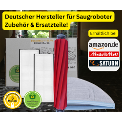 Hauptbürste, Ersatzbürste (1 Stück) für Kärcher RCV 3 Staubsaugroboter