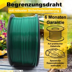 Begrenzungsdraht, Kabel 150m für alle Gardena Rasenmähroboter Modelle