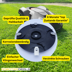 Sicherheits-Messer, Rasier-Klingen, Ersatzmesser mit Schrauben (30 Stück) für Ecovacs GOAT G1