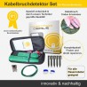 Kabelbruch-Detektor, Suchgerät, Schleifenfehler für Worx Landroid (inkl. Reparatur-Set) Draht, Kabelverbinder u. Rasennägel