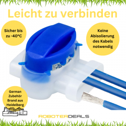 Kabelverbinder, Drahtverbinder (10 Stück) für Black und Decker BCRMW122-QW, BCRMW121-QW