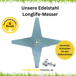 Messer (25 cm mit 4 Klingen) für Ambrogio L60 Basic, L60 Deluxe, L60 Elite, L60 Elite S+