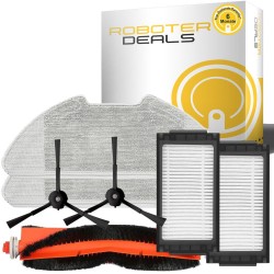 Zubehör Set, Ersatzteile Kit für für Zaco A11s Pro (1x Hauptbürste, 2x Seitenbürste, 2x Filter, 2x Pad)